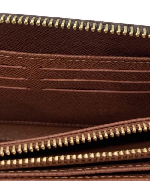 LOUIS VUITTON（ルイ ヴィトン）LOUIS VUITTON (ルイ ヴィトン) ラウンドファスナー財布/ジッピー ウォレット ブラウンの古着・服飾アイテム