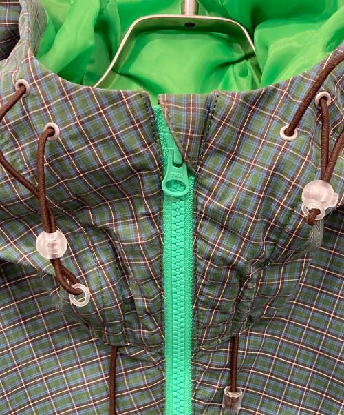 SPECIAL GUEST（スペシャルゲスト）special guest (スペシャルゲスト) 3LAYER Mountain Jacket/チェックマウンテンパーカー グリーン サイズ:Mの古着・服飾アイテム