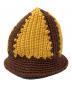 MIU MIU (ミュウミュウ) Crochet Bucket Hat/クロシェ　バケット　ハット ブラウン×オレンジ サイズ:M：20000円
