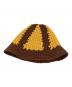 中古・古着 MIU MIU (ミュウミュウ) Crochet Bucket Hat/クロシェ　バケット　ハット ブラウン×オレンジ サイズ:M：20000円