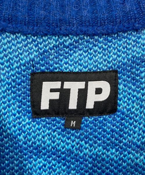 FTP（ファックザポピュレーション）FTP (ファックザポピュレーション) 25FW Archive Mohair Sweater/アーカイブ モヘアセーター ブルー サイズ:Mの古着・服飾アイテム