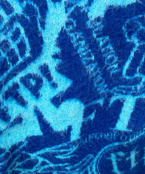 FTP（ファックザポピュレーション）FTP (ファックザポピュレーション) 25FW Archive Mohair Sweater/アーカイブ モヘアセーター ブルー サイズ:Mの古着・服飾アイテム