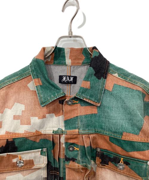 Fake As Flowers（フェイク アス フラワーズ）Fake As Flowers (フェイク アス フラワーズ) TYPE-2 JACKET -CAMO-/タイプ2　ジャケット　カモ グリーン×ブラウン サイズ:2の古着・服飾アイテム