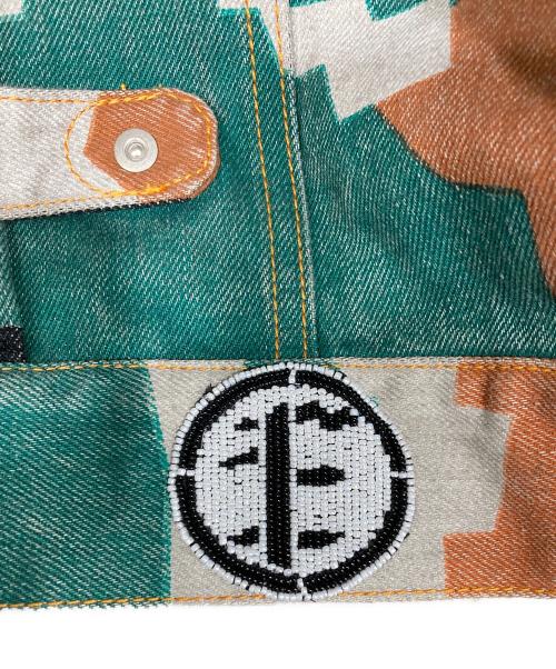 Fake As Flowers（フェイク アス フラワーズ）Fake As Flowers (フェイク アス フラワーズ) TYPE-2 JACKET -CAMO-/タイプ2　ジャケット　カモ グリーン×ブラウン サイズ:2の古着・服飾アイテム