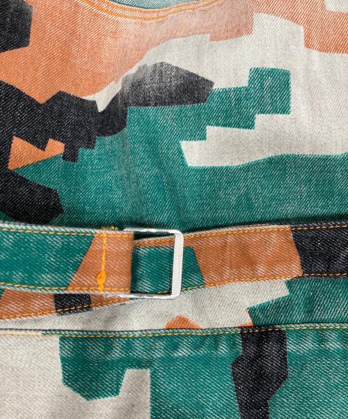 Fake As Flowers（フェイク アス フラワーズ）Fake As Flowers (フェイク アス フラワーズ) TYPE-2 JACKET -CAMO-/タイプ2　ジャケット　カモ グリーン×ブラウン サイズ:2の古着・服飾アイテム