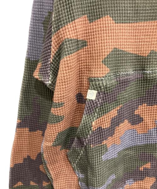 Fake As Flowers（フェイク アス フラワーズ）Fake As Flowers (フェイク アス フラワーズ) Half Zip Sweat Tops/ハーフ　ジップ　スウエット　トップス ブラウン サイズ:Mの古着・服飾アイテム