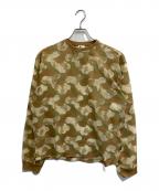 SPECIAL GUESTスペシャルゲスト）の古着「迷彩長袖カットソー」｜ブラウン