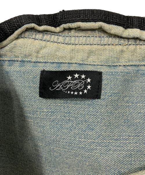 AFB（エーエフビー）AFB (エーエフビー) デニムメッセンジャーバッグ インディゴの古着・服飾アイテム