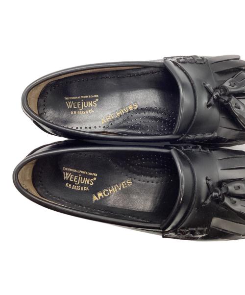 G.H.BASS（ジーエイチバス）G.H.BASS (ジーエイチバス) archive タッセルローファー ブラック サイズ:3/5/36の古着・服飾アイテム