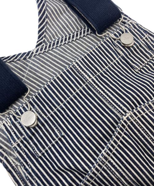 Carhartt WIP（カーハート ワークインプログレス）Carhartt WIP (カーハート ワークインプログレス) オーバーオール ホワイト×ネイビー サイズ:30×32の古着・服飾アイテム