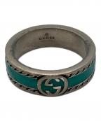 GUCCIグッチ）の古着「インターロッキングG ターコイズリング」