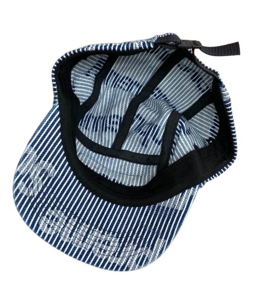 SUPREME（シュプリーム）SUPREME (シュプリーム) Denim Camp Cap Stripe/デニムキャンプキャップ ストライプ ブルーの古着・服飾アイテム