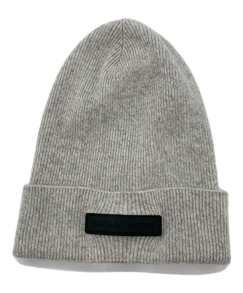 CANADA GOOSE（カナダグース）CANADA GOOSE (カナダグース) LIGHTWEIGHT CASHMERE BEANIE/ライトウェイトカシミヤビーニー グレーの古着・服飾アイテム