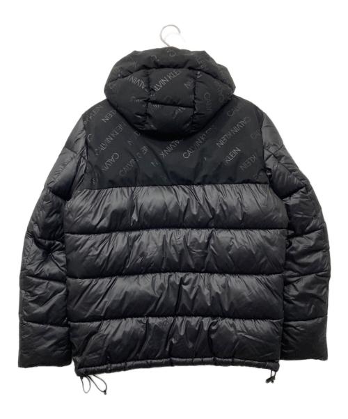 Calvin Klein（カルバンクライン）Calvin Klein (カルバンクライン) シャドーロゴ中綿ジャケット ブラック サイズ:Mの古着・服飾アイテム