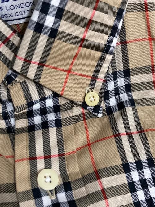 Burberry's（バーバリー）Burberry's (バーバリーズ) Burberry's　ノヴァチェックシャツ/バーバリーズ　ノヴァチェックシャツ ベージュ サイズ:Sの古着・服飾アイテム