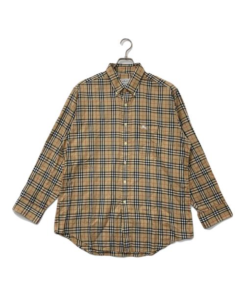 Burberry's（バーバリー）Burberry's (バーバリーズ) ノヴァチェックシャツ ベージュ サイズ:Lの古着・服飾アイテム