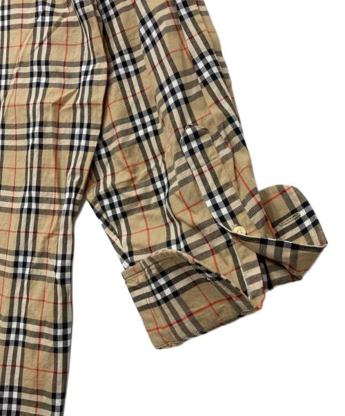 Burberry's（バーバリー）Burberry's (バーバリーズ) ノヴァチェックシャツ ベージュ サイズ:Lの古着・服飾アイテム