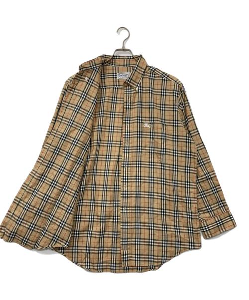 Burberry's（バーバリー）Burberry's (バーバリーズ) ノヴァチェックシャツ ベージュ サイズ:Lの古着・服飾アイテム