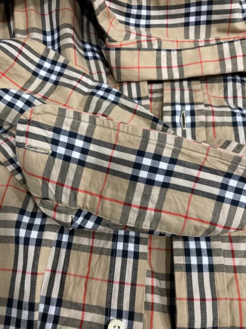 Burberry's（バーバリー）Burberry's (バーバリーズ) ノヴァチェックシャツ ベージュ サイズ:Lの古着・服飾アイテム