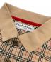 中古・古着 Burberry's (バーバリーズ) ノヴァチェックポロシャツ ベージュ サイズ:M：8000円