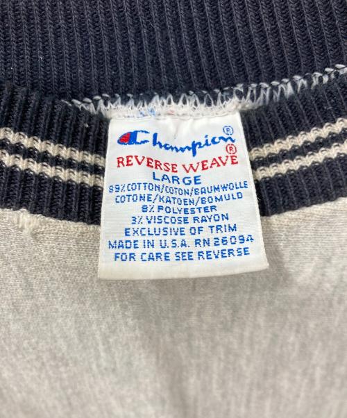 Champion REVERSE WEAVE（チャンピオン リバース ウィーブ）Champion REVERSE WEAVE (チャンピオン リバース ウィーブ) リブラインリバースウィーブスウェット グレー サイズ:Ｌの古着・服飾アイテム