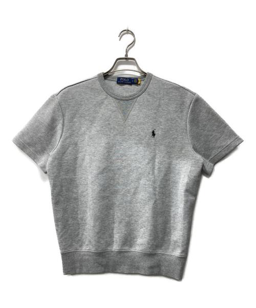 POLO RALPH LAUREN（ポロ・ラルフローレン）POLO RALPH LAUREN (ポロ・ラルフローレン) SHORT SLLEVE SWEATSHIRT グレー サイズ:Sの古着・服飾アイテム