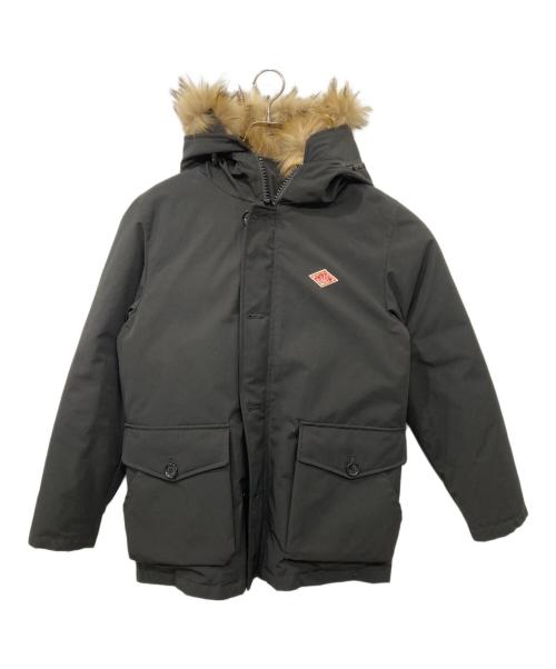DANTON（ダントン）DANTON (ダントン) FAKE FUR HOODED DOWN JACKET/フェイク　ファー　フーデッド　ダウン　ジャケット ブラック サイズ:Ｓの古着・服飾アイテム
