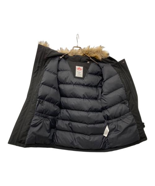 DANTON（ダントン）DANTON (ダントン) FAKE FUR HOODED DOWN JACKET/フェイク　ファー　フーデッド　ダウン　ジャケット ブラック サイズ:Ｓの古着・服飾アイテム