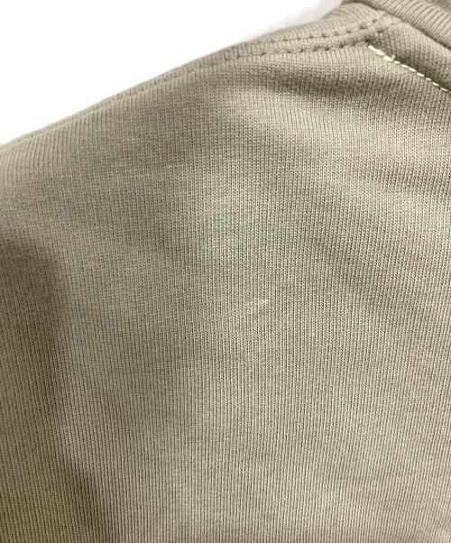 MM6 Maison Margiela Kids & Junior（エムエムシックスメゾンマルジェラ）MM6 Maison Margiela Kids & Junior (エムエムシックスメゾンマルジェラ) バイカラージップアップパーカー ベージュ×イエロー サイズ:14の古着・服飾アイテム