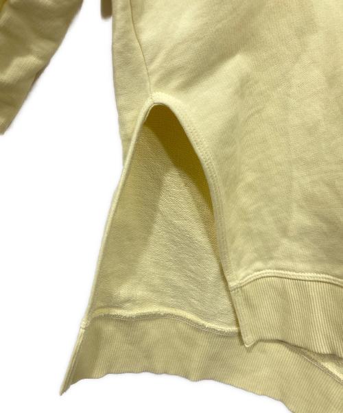 MM6 Maison Margiela Kids & Junior（エムエムシックスメゾンマルジェラ）MM6 Maison Margiela Kids & Junior (エムエムシックスメゾンマルジェラ) バイカラージップアップパーカー ベージュ×イエロー サイズ:14の古着・服飾アイテム