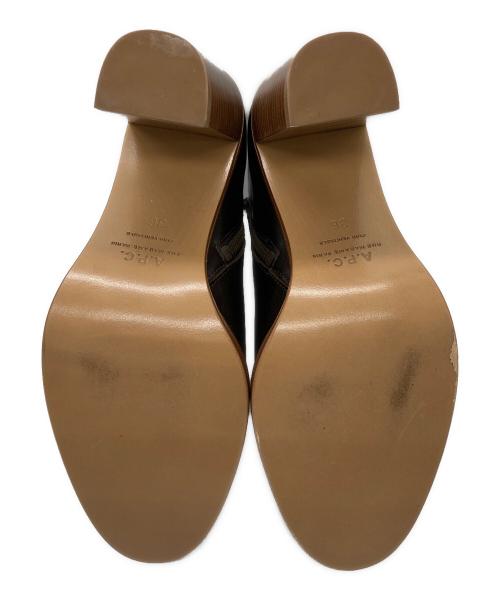 A.P.C.（アーペーセー）A.P.C. (アーペーセー) ショートブーツ ブラウン サイズ:36の古着・服飾アイテム