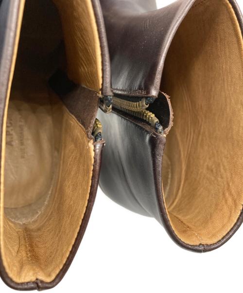 A.P.C.（アーペーセー）A.P.C. (アーペーセー) ショートブーツ ブラウン サイズ:36の古着・服飾アイテム