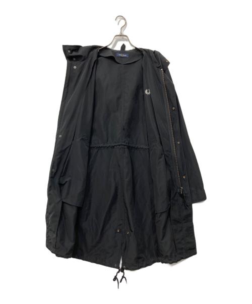 FRED PERRY（フレッドペリー）FRED PERRY (フレッドペリー) ナイロンモッズコート ブラック サイズ:Sの古着・服飾アイテム