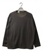 N.HOOLYWOODエヌ ハリウッド）の古着「CREW NECK LONG SLEEVE ロングスリーブカットソー」｜ブラウン