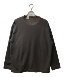 N.HOOLYWOOD（エヌ ハリウッド）の古着「CREW NECK LONG SLEEVE ロングスリーブカットソー」｜ブラウン