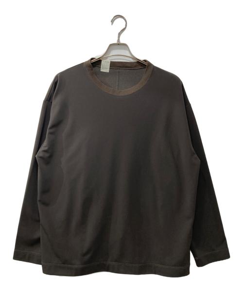 N.HOOLYWOOD（エヌ ハリウッド）N.HOOLYWOOD (エヌ ハリウッド) CREW NECK LONG SLEEVE ロングスリーブカットソー ブラウン サイズ:40の古着・服飾アイテム