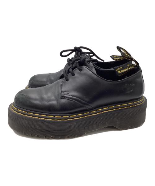 Dr.Martens（ドクターマーチン）Dr.Martens (ドクターマーチン) 1461 QUAD 3 ホール シューズ ブラック サイズ:UK5/US7/EU38の古着・服飾アイテム