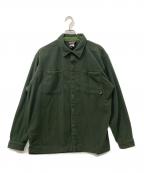 Patagoniaパタゴニア）の古着「フリースシャツ/Lightweight Micro Synchilla Shirt/ライトウエート　マイクロ　シンチラ　シャツ」｜グリーン