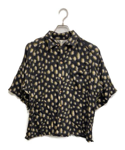 m's braque（エムズブラック）m's braque (エムズブラック) アロハシャツ ブラック サイズ:38の古着・服飾アイテム