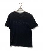 GUCCIグッチ）の古着「ロゴTシャツ」｜ブラック
