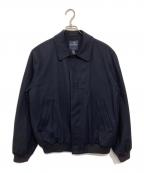BROOKS BROTHERS×LORO PIANAブルックスブラザーズ×ロロピアーナ）の古着「ウールフランネル比翼ジャケット」｜ネイビー