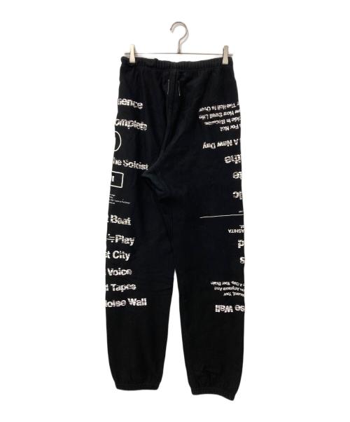 TAKAHIROMIYASHITA TheSoloIst.（タカヒロミヤシタ ザソロイスト）TAKAHIROMIYASHITA TheSoloIst. (タカヒロミヤシタ ザソロイスト) プリント スウェットパンツ ブラック サイズ:48の古着・服飾アイテム