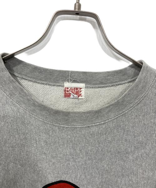 BAPE BY A BATHING APE（ベイプバイアベイシングエイプ）BAPE BY A BATHING APE (ベイプバイアベイシングエイプ) DC comic スーパーマンスウェット グレー サイズ:XLの古着・服飾アイテム