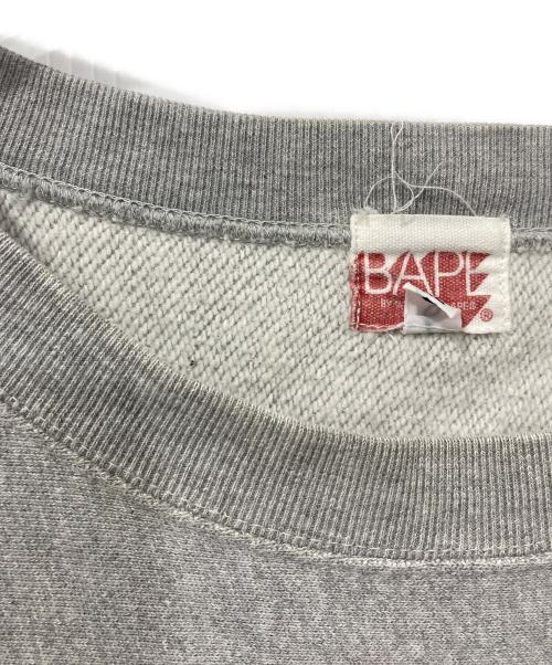 BAPE BY A BATHING APE（ベイプバイアベイシングエイプ）BAPE BY A BATHING APE (ベイプバイアベイシングエイプ) DC comic スーパーマンスウェット グレー サイズ:XLの古着・服飾アイテム