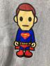 中古・古着 BAPE BY A BATHING APE (ベイプバイアベイシングエイプ) DC comic スーパーマンスウェット グレー サイズ:XL：8000円