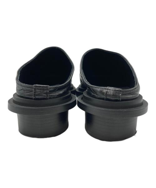 MAISON SPECIAL（メゾンスペシャル）MAISON SPECIAL (メゾンスペシャル) SPECIAL SHOES FACTORY (スペシャルシューズファクトリー) スクエアミュールスリッポン ブラック サイズ:26.5の古着・服飾アイテム