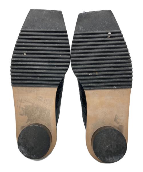 MAISON SPECIAL（メゾンスペシャル）MAISON SPECIAL (メゾンスペシャル) SPECIAL SHOES FACTORY (スペシャルシューズファクトリー) スクエアミュールスリッポン ブラック サイズ:26.5の古着・服飾アイテム