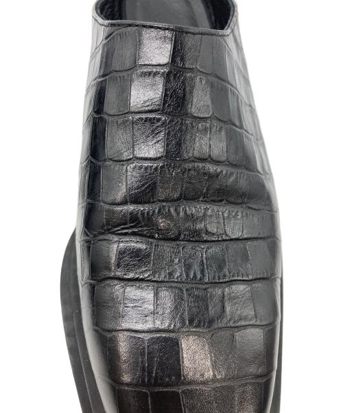 MAISON SPECIAL（メゾンスペシャル）MAISON SPECIAL (メゾンスペシャル) SPECIAL SHOES FACTORY (スペシャルシューズファクトリー) スクエアミュールスリッポン ブラック サイズ:26.5の古着・服飾アイテム