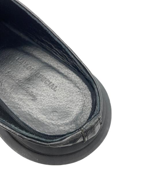 MAISON SPECIAL（メゾンスペシャル）MAISON SPECIAL (メゾンスペシャル) SPECIAL SHOES FACTORY (スペシャルシューズファクトリー) スクエアミュールスリッポン ブラック サイズ:26.5の古着・服飾アイテム