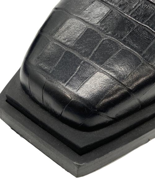 MAISON SPECIAL（メゾンスペシャル）MAISON SPECIAL (メゾンスペシャル) SPECIAL SHOES FACTORY (スペシャルシューズファクトリー) スクエアミュールスリッポン ブラック サイズ:26.5の古着・服飾アイテム